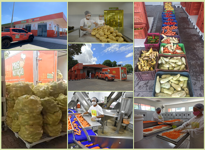 Fotos do Programa Mais Nutrição apresentadas no evento.