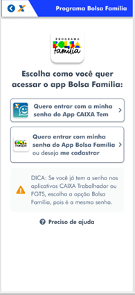 APLICATIVO APP BOLSA FAMÍLIA
