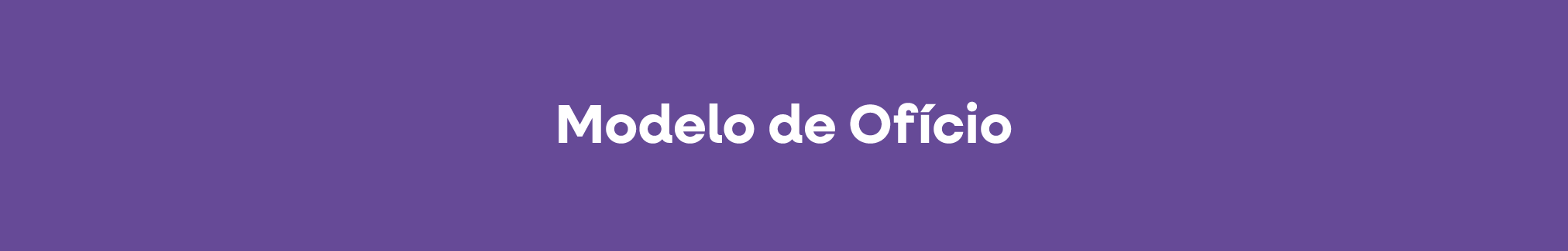 Modelo de Oficio
