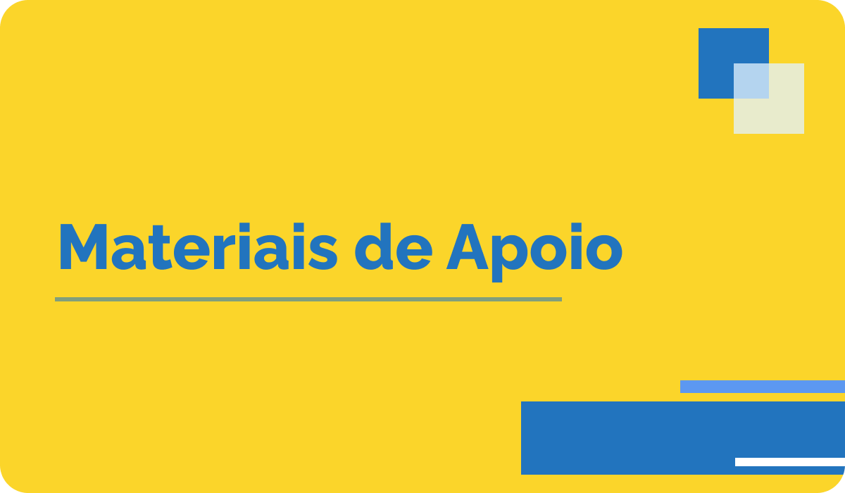 Banner Materiais de Apoio