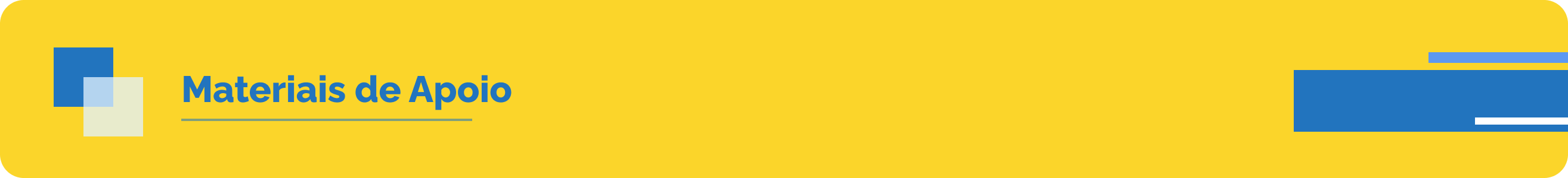 Banner Materiais de Apoio