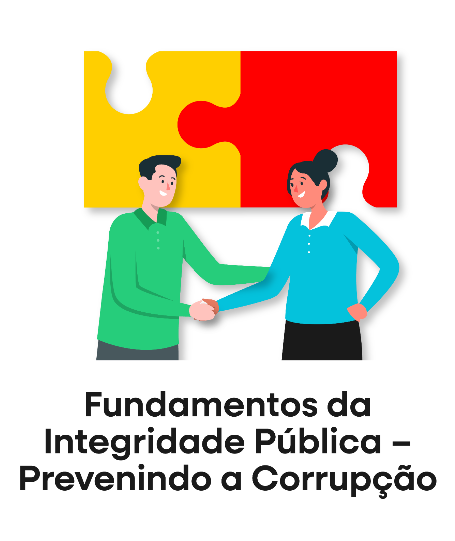 Banner de Fundamentos da Integridade Pública — Prevenindo a Corrupção