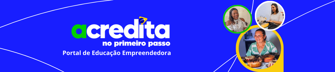 Banner Portal de Educação Empreendedora do Programa acredita