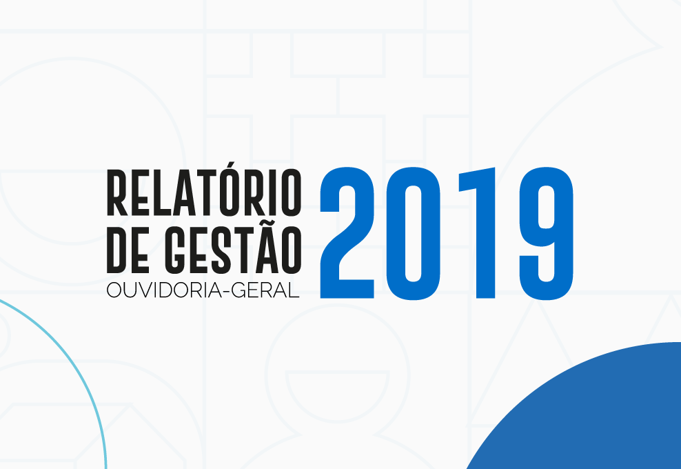Banner Relatório de gestão 2019