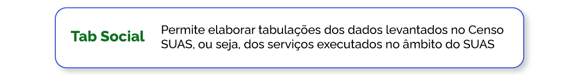 Tab Social, Elaborar tabulações dos dados no Censo SUAS