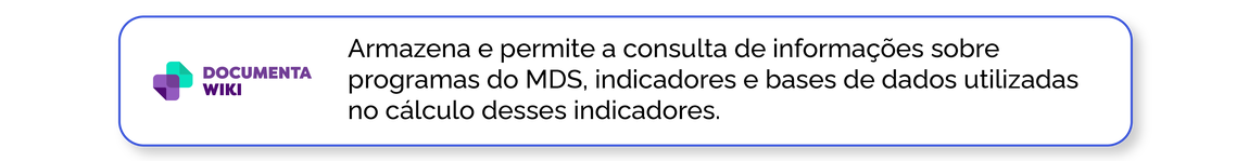 Documenta Wiki, Armazenamento e consulta de informações sobre programas do MDS