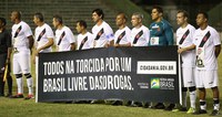 Campanha antidrogas do governo federal é destaque em campeonato internacional de futebol