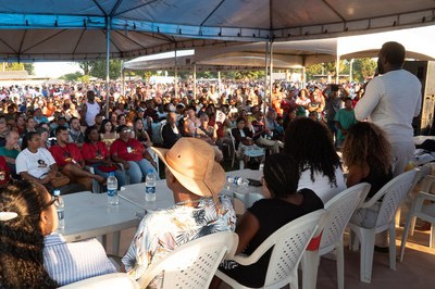 As equipes do Governo Federal passaram uma semana dialogando com as comunidades atingidas no desastre de Mariana. E se encontraram, por exemplo, com lideranças quilombolas de Degredo e do território de Sapê do Norte, em São Mateus (ES) - Foto: Sérgio Mouraj/MDS