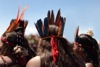 Durante Marcha das Mulheres Indígenas, beneficiárias do Bolsa Família exaltam importância da transferência de renda