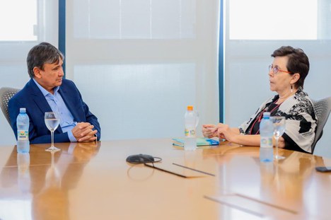 Ministro se reúne com diretora socioambiental do BNDES. Foto: Roberta Aline/ MDS