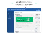 MDS lança novo Mural de Comunicação no Portal de Gestão do Cadastro Único