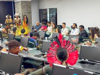 MDS recebe representantes da Federação Indígena das etnias Pataxó, Pataxó hã hã hã, Tupinambá e Imborés