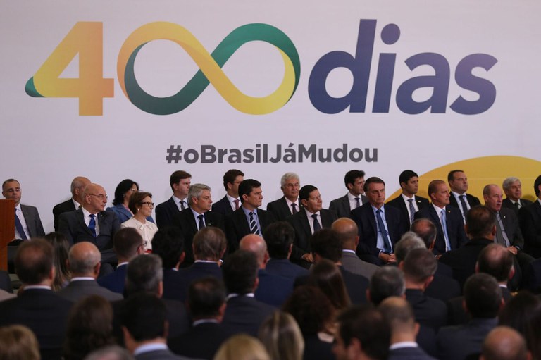 Solenidade contou com a presença do presidente Jair Bolsonaro e do ministro Osmar Terra