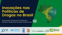 Ministério da Cidadania participa de evento paralelo da Comissão sobre Narcóticos e Drogas da ONU