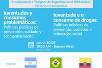 Brasil participa de webinário do Mercosul sobre prevenção ao uso de drogas na juventude