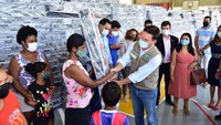 Ministro acompanha entrega de donativos a municípios da Bahia atingidos pelas chuvas