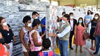 Ministro da Cidadania acompanha entrega de donativos do governo japonês a vítimas das chuvas