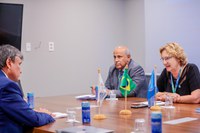 Ministro Wellington Dias e diretora Regional do Unicef reforçam parceria no combate à fome e à pobreza