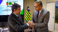 Ministro Wellington Dias recebe embaixador do Azerbaijão para troca de experiências no combate à fome