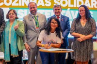 No âmbito do G20, Wellington Dias participa de lançamento para uso de energia limpa em Cozinhas Solidárias Sustentáveis