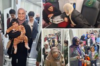 Operação Raízes do Cedro: nono voo, com 221 passageiros e um pet, chega ao Brasil