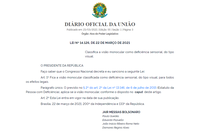 Presidente Bolsonaro sanciona lei que classifica a visão monocular como deficiência sensorial do tipo visual
