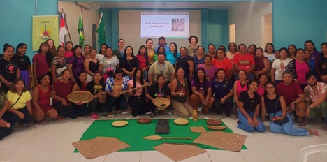 Indígenas participam de assembleia para conhecer o projeto. Foto: Divulgação