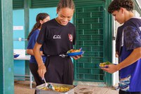 Rainha da Dinamarca conhece programa de alimentação escolar em Brasília