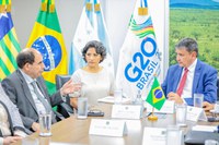 Wellington Dias se reúne com magistrado hondurenho para discutir combate à fome e à pobreza