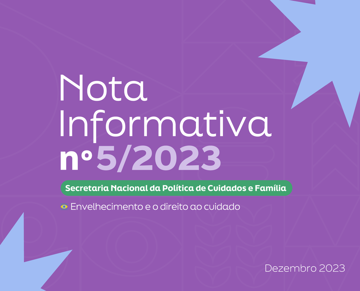 Acesso Nota Informativa nº 5/2023. Tema: Envelhecimento e o direito ao cuidado. Dezembro de 2023."