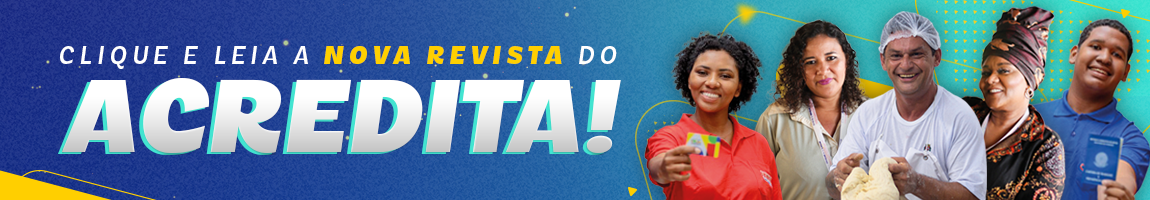 Banner A nova revista do Acredita!