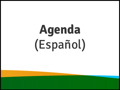 Agenda em espanhol