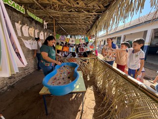 Projeto Pescaria Literária, em Cáceres (MT)