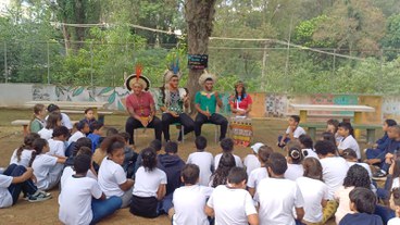 Projeto Cultivando Saberes Indígenas com o grupo Tywá-Sê, em São Paulo (SP)