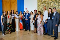 Presidente Lula recebe merendeiras vencedoras da alimentação escolar