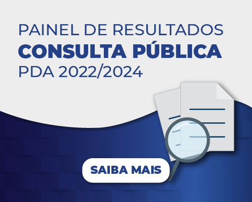 acesso ao painel Resultados Consulta Pública PDA