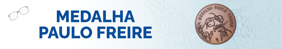 Banner medalha Paulo Freire