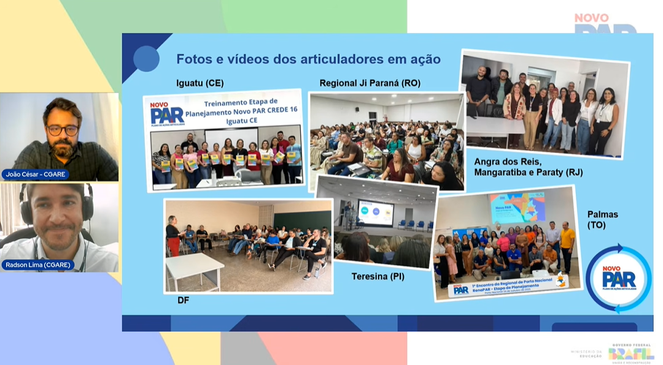Webinário apresenta balanço do Novo PAR e perspectiva para 2026