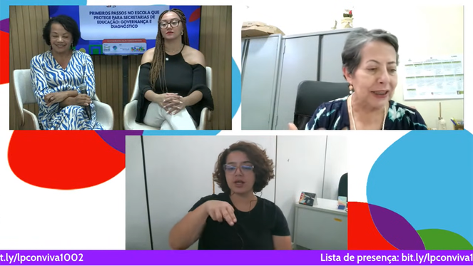 Webinários abordam prevenção das violências nas escolas