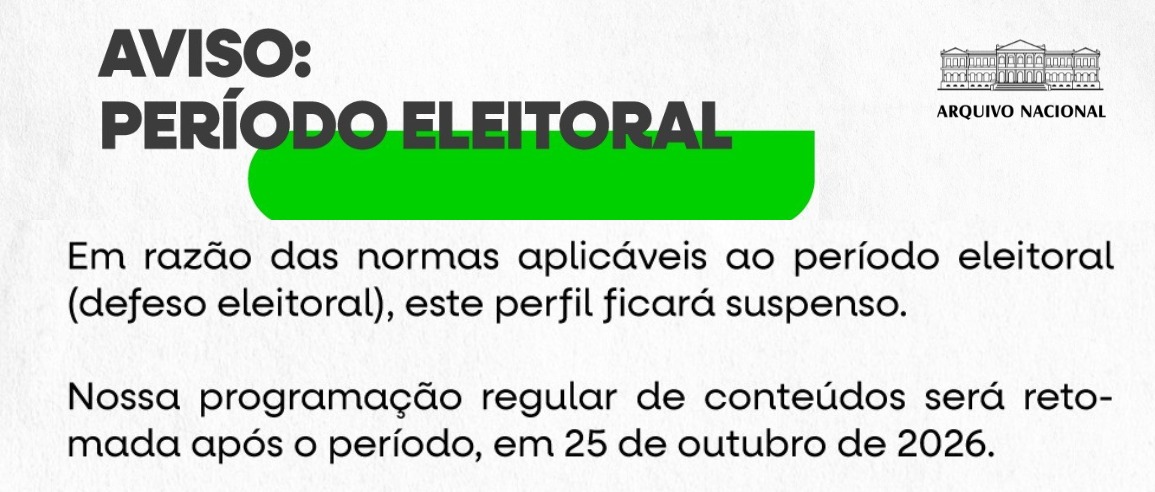 Informativo sobre suspensão de conteúdo durante o defeso eleitoral.