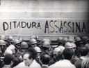 Protesto contra a ditadura no Centro do Rio de Janeiro em abril de 1968