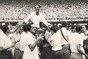João Saldanha, técnico da seleção brasileira de 1970, demitido poucos meses antes da Copa do Mundo por não aceitar a interferência do General Emílio Gastarrazu Médici na escalação da equipe