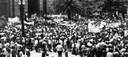 Manifestação contra a ditadura na capital paulista em 9 de outubro de 1968