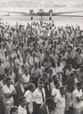 Manifestação de funcionários da empresa de aviação Panair do Brasil, proibida de funcionar pela ditadura em fevereiro de 1965