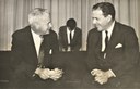 O presidente João Goulart e o embaixador norte-americano Lincoln Gordon em outubro de 1961