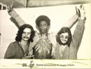 Tony Tornado, Antônio Adolfo e Tibério Gaspar durante o V Festival Internacional da Canção Popular em 1970