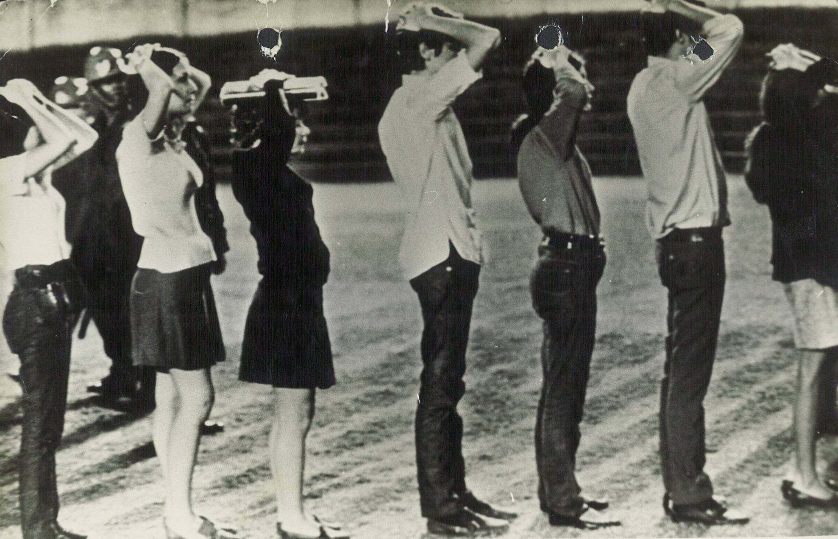 Estudantes presos em manifestação