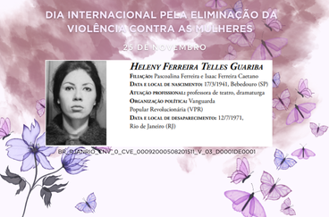 Dia Internacional pela Eliminação da Violência Contra as Mulheres