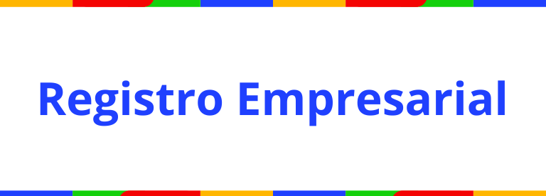 Escrito "Registro empresarial"