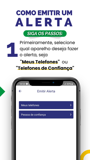 Como emitir um alerta